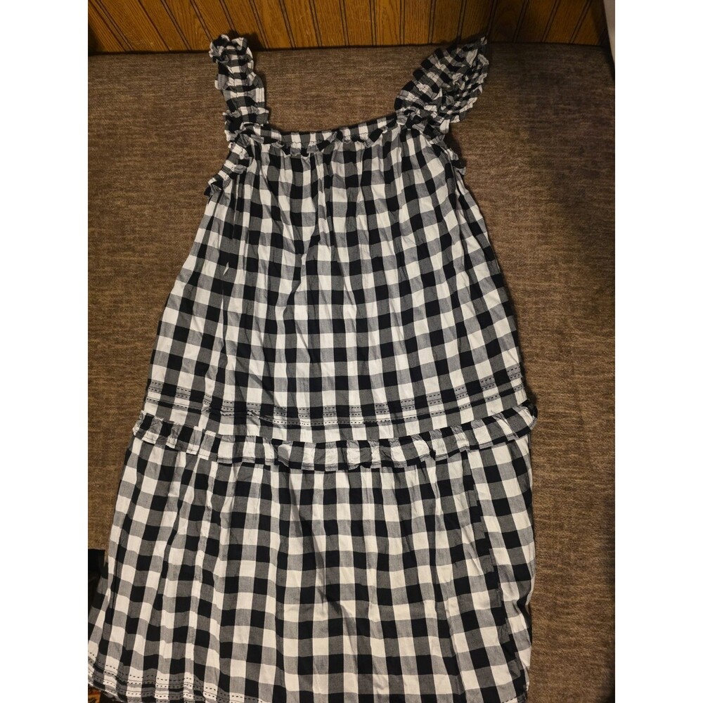 Old navy checkered size medium long tank dress